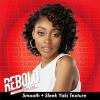 imageSensationnel Rebold curly weave  deep curl 9 3pcs human hair smooth sleek soft texture hair for weaving and sew in styles 1B OFFBLACKS1B27