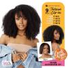 imageSensationnel Curls kinksandco clip in  over achiever 10 inch easy to use clips for natural 3c to 4c hair textures S1BBG1B OFFBLACK