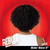 imageSensationnel Rebold curly weave  water wave 9 3pcs human hair smooth sleek soft texture hair for weaving and sew in styles T1B3501 JETBLACK