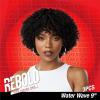imageSensationnel Rebold curly weave  water wave 9 3pcs human hair smooth sleek soft texture hair for weaving and sew in styles T1B350T1B30
