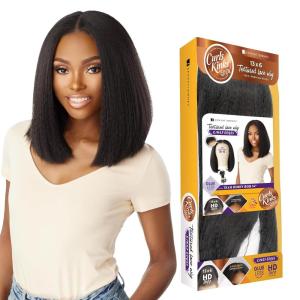 imageSensationnel Curls kinksandco kinkyedges wig  kinky bob 14 inch 13x6 lace frontal natural kinkytexture edged hairline for natural 3c to 4c hair textures 2 DARKBROWNBALAYAGEMOCHA