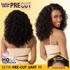 imageSensationnel Butta lace precut wigs  unit 11 glueless extra wide 5 inch deep parting synthetic pre tweezed smaller knot hairline 1 JETBLACKBALAYAGESUNKISSED