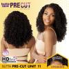 imageSensationnel Butta lace precut wigs  unit 11 glueless extra wide 5 inch deep parting synthetic pre tweezed smaller knot hairline 1 JETBLACKBALAYAGESUNKISSED