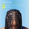 imageSensationnel Ruwa prestretched braiding hair  3x deep 24 inch water repellent kanekalon fast dry synthetic sports itch free 1 pack 1 JETBLACKSM27613