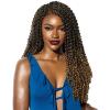 imageSensationnel Ruwa prestretched braiding hair  3x water wave 18 inch water repellent kanekalon fast dry synthetic sports itch free 1 pack 1B OFFBLACK1 JETBLACK