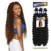 imageSensationnel Ruwa prestretched braiding hair  3x deep 24 inch water repellent kanekalon fast dry synthetic sports itch free 1 pack 1 JETBLACKSM27613