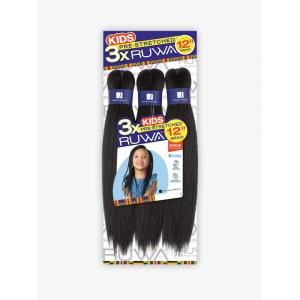 imageSensationnel Braiding 3X RUWA PRESTRETCHED KIDS BRAID 12 5PACK 1B