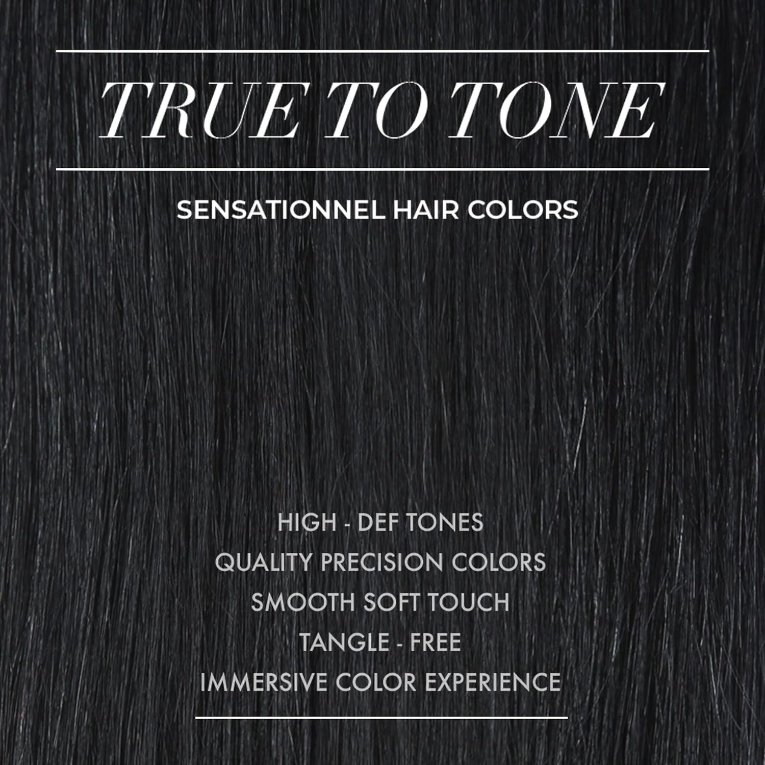 imageSensationnel Empire bulk braiding  water wave 14 inch human hair braids for knotless boho box or curly loose wave styles 1 JETBLACK1 JETBLACK