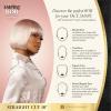 imageSensationnel Empire bob humanhair wig  straight cut face framing mesh cap for comfort with bangs 10 inch 1 JETBLACK1 JETBLACK