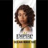 imageSensationnel Empire Curly human hair  ocean wave 10s 3pcs tangle free weaving for quick weave and sew in styles for faux highlights 1 JETBLACK99J