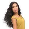 imageSensationnel Empire Curly human hair  body wave tangle free weaving for quick weave and sew in styles for faux highlights 10 inch 1 JETBLACKBG BURGANDY