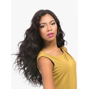 imageSensationnel Empire Curly human hair  body wave tangle free weaving for quick weave and sew in styles for faux highlights 10 inch 1 JETBLACKF430