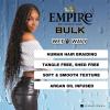 imageSensationnel Empire bulk braiding  wet and wavy deep 18 inch human hair braids for knotless boho box or curly loose wave styles  1 pack 18 inch 1 JETBLACK27 HONEYBLONDE