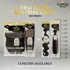 imageSensationnel Empire bundle 4x4 closure  straight HD lace large free parting lace frontalclosure unprocessed human hair weave 10 inch NATURALBLACKDARKRED