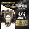 imageSensationnel Empire bundles multi  bohemian with 4x4 closure 10a tangle shed free human hair for weaving and sew in styles 8 10 12 inch NATURALNATURALBLACK
