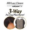 imageSensationnel Empire humanhair lace closure  ocean wave 12 inch 3 way lacepart hand tied weaving closure 1 JETBLACK1 JETBLACK
