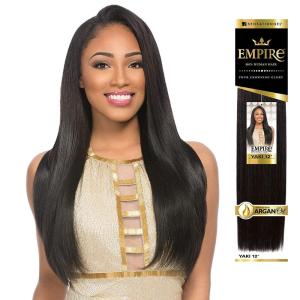 imageSensationnel Empire yaki human hair  tangle free weaving for quick weave and sew in styles for faux highlights  1 pack 22 inch 1 JETBLACK1B OFFBLACK
