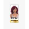 imageSensationnel Empire Curly human hair  deep wave 10s 3pcs tangle free weaving for quick weave and sew in styles for faux highlights 1 JETBLACK2 DARKBROWN