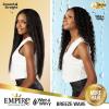 imageSensationnel Empire multi weave hair  wet and wavy breeze wave human hair 3 bundle layered lengths 10 12 14 inch 1 JETBLACK1B OFFBLACK