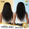 imageSensationnel Empire multi weave hair  wet and wavy breeze wave human hair 3 bundle layered lengths 10 12 14 inch 1 JETBLACK1B OFFBLACK