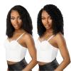 imageSensationnel Empire multi weave hair  wet and wavy tropical curl human hair 3 bundle layered lengths 10 12 14 inch 1 JETBLACK2 DARKBROWN