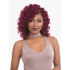 imageSensationnel Empire Curly human hair  deep wave 10s 3pcs tangle free weaving for quick weave and sew in styles for faux highlights 1 JETBLACK1B OFFBLACK