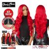 imageSensationnel Shear muse lace wig  danisha deep laceparting hand tied ready to wear synthetic prestyled units 1 JETBLACKCRIMSONRED