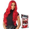 imageSensationnel Shear muse lace wig  danisha deep laceparting hand tied ready to wear synthetic prestyled units 1 JETBLACKWINERED