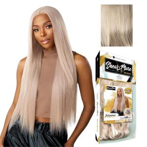 imageSensationnel Shear muse goldkrush lacewig  jaiyana deep laceparting hand tied ready to wear synthetic prestyled units BEIGEASHBLONDEBEIGEASHBLONDE