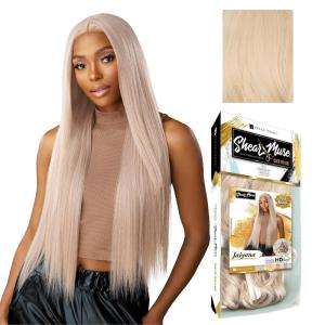 imageSensationnel Shear muse goldkrush lacewig  jaiyana deep laceparting hand tied ready to wear synthetic prestyled units BEIGEASHBLONDECHAMPAGNEBLONDE