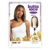imageSensationnel Butta lace HHM wigs  bob 12 inch human hair blend extra wide 5 inch parting preplucked hairline glueless lacefront 1B OFFBLACKT627613