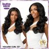 imageSensationnel Butta lace HHM wigs  volume curl 22 inch human hair blend extra wide 5 inch parting preplucked hairline glueless lacefront BALAYAGEMOCHA1 JETBLACK