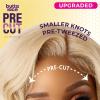 imageSensationnel Butta lace precut wigs  unit 9 glueless extra wide 5 inch deep parting synthetic pre tweezed smaller knot hairline 1B OFFBLACK1 JETBLACK