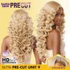 imageSensationnel Butta lace precut wigs  unit 9 glueless extra wide 5 inch deep parting synthetic pre tweezed smaller knot hairline 1B OFFBLACK1 JETBLACK