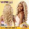 imageSensationnel Butta lace precut wigs  unit 9 glueless extra wide 5 inch deep parting synthetic pre tweezed smaller knot hairline 1B OFFBLACK1 JETBLACK