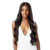 imageSensationnel Butta Human Hair Blend HD Lace Wig  LOOSE WAVE 30 Color1 Jet BlackBALAYAGE MOCHA