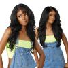 imageSensationnel Butta lace 90sbangs wigs  unit 903 glueless wide deep part synthetic preplucked hairline 1B OFFBLACK1 JETBLACK