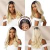 imageSensationnel Bare lace 13x6 wigs  unit 16 lacefrontal glueless synthetic 180 degree preplucked hairline 1 JETBLACKBALAYAGECOPPER