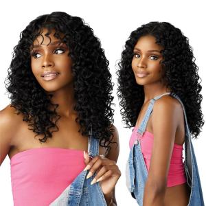 imageSensationnel Butta lace 90sbangs wigs  unit 915 glueless wide deep part synthetic preplucked hairline BALAYAGEASHBLONDEBALAYAGEASHBLONDE