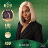 imageSensationnel Chicbob lace frontwig  Bob unit 2 face framing glueless wig wide 5 inch deep part synthetic preplucked hairline 1 JETBLACKBEIGEASHBLONDE