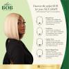 imageSensationnel Chicbob lace frontwig  Bob unit 2 face framing glueless wig wide 5 inch deep part synthetic preplucked hairline 1 JETBLACKCHAMPAGNEBLONDE