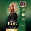 imageSensationnel Chicbob lace frontwig  Bob unit 2 face framing glueless wig wide 5 inch deep part synthetic preplucked hairline 1 JETBLACKCHAMPAGNEBLONDE