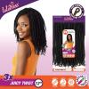imageSensationnel Lulutress crochet braiding hair  3x juicy twist 12 inch pre made diy all kanekalon synthetic locs twists  2 pack 12 inch SM1B350