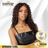 imageSensationnel Empire Curly human hair  spanish curl tangle free weaving for quick weave and sew in styles for faux highlights  1 pack 14 inch 1 JETBLACK
