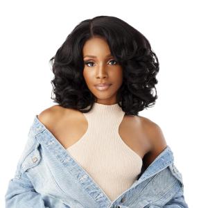 imageSensationnel Curls kinksandco kinkyedges wig  kinky volume curl 14 inch y part lace natural kinkytexture edged hairline for natural 3c to 4c hair textures 1 JETBLACKBALAYAGEGOLD