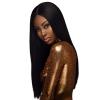 imageSensationnel Empire gold yaki weave  human hair for weaving and sew in styles 8 inch 1 JETBLACK1 JETBLACK