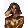 imageSensationnel Empire gold yaki weave  human hair for weaving and sew in styles 8 inch 1 JETBLACK4 MEDBROWN