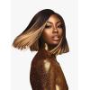 imageSensationnel Empire gold yaki weave  human hair for weaving and sew in styles 8 inch 1 JETBLACKT1B27