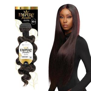 imageSensationnel Empire bundles loose deep 10a tangle shed free human hair for weaving and sew in styles  1 pack 10 inch NATURALNATURALBLACK