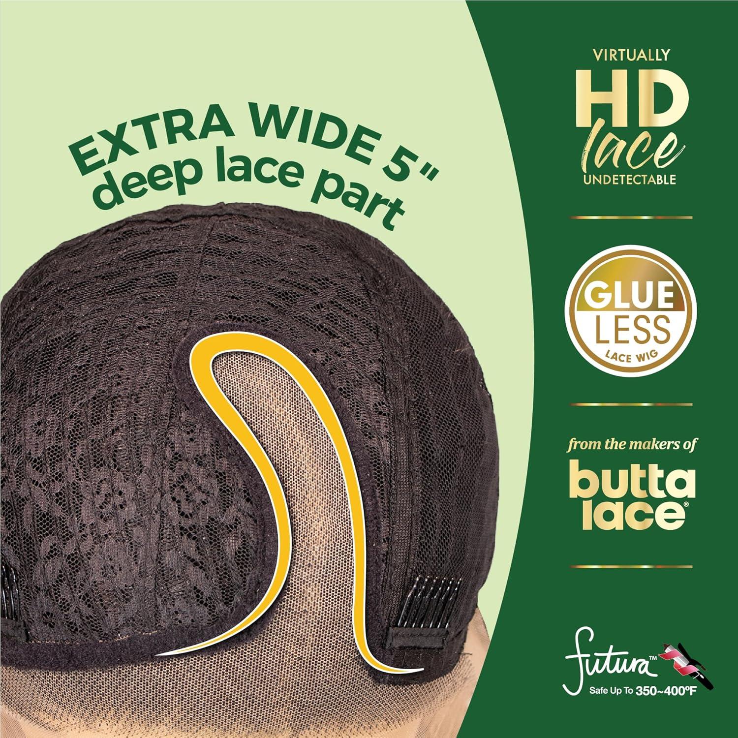 imageSensationnel Chicbob lace frontwig  Bob unit 1 face framing glueless wig wide 5 inch deep part synthetic preplucked hairline 1B OFFBLACK1B OFFBLACK